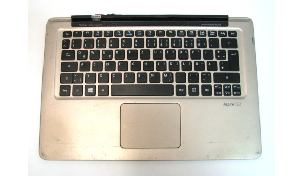 Середня частина корпуса з клавіатурою для ноутбука Acer Aspire S3-371 13.3" 39.4QP02 90.4TH07.U1K Б/В