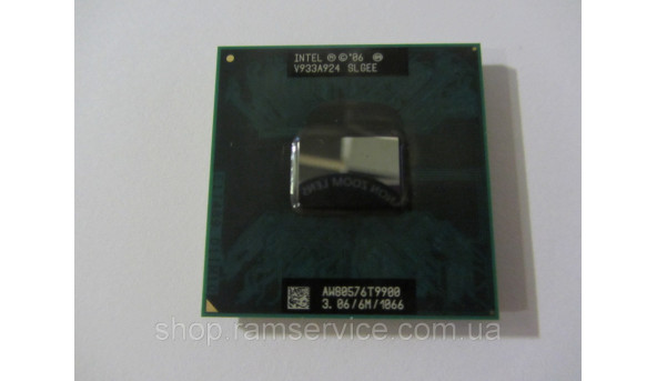 Процессор Intel Core 2 Duo T9900, 3.06, 6M, 1066, SLGEE, б / у