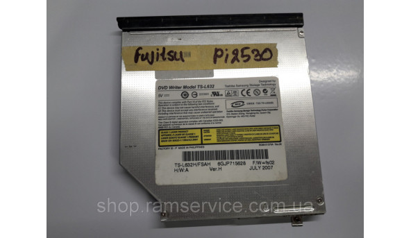 CD/DVD привід TS-L632 для ноутбука Fujitsu Pi2530, б/в - 298832