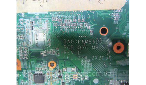 Материнская плата HP Compaq Presario CQ61, DA00P6MB6D0 REV: D, б / у - 298900