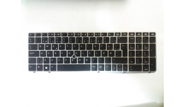 Клавіатура для ноутбука HP EliteBook 8570P, 6570B, 701986-081, 15.6", б/в. В хорошому стані, без пошкоджень. Клавіатура тестована, робоча.