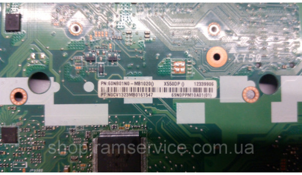 Материнська плата Asus X550D, 60NB01N0-MB1020, Rev:2.0, б/в - 298957