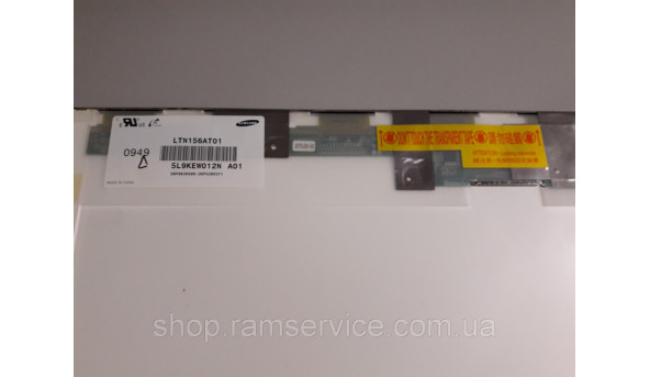 Матрица Samsung LTN156AT01 15.6 "CCFL 1366x768, б / у - 299004