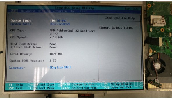 Mатриця AU Optronics B154PW02 15.4" LCD, б/в
