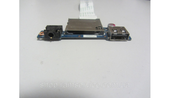 Плата USB аудіо вихід картрідер для ноутбука Lenovo  G50-30 G50-45 G50-75 Z50-70 NS-A275 Б/В