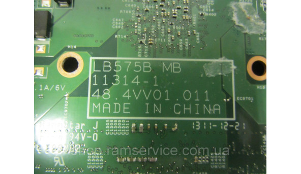 Материнська плата Lenovo B575, б/в - 299206