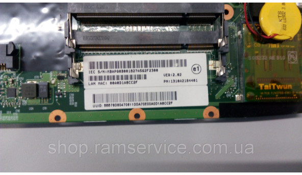 Материнська плата Acer Aspire 6920G, 1310A2184401, REV:2.02, б/в - 299209
