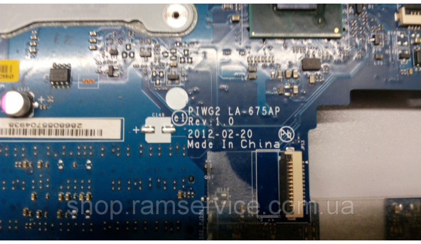 Материнська плата Lenovo G570, б/в - 299217