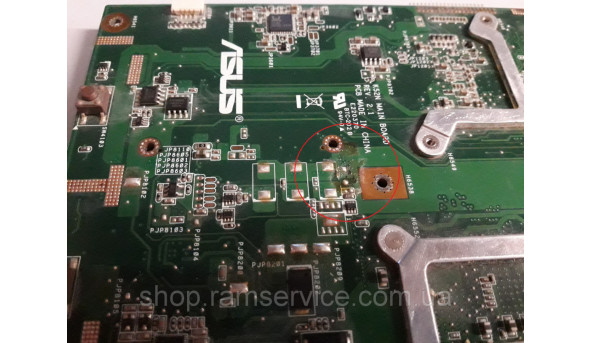 Материнская плата Asus K52N MAIN BOARD REV 2.1, б / у - 299257