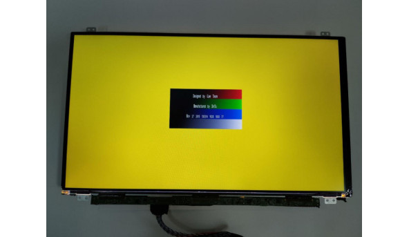 Матриця AU Optronics, B156HTN03.3, 15.6", 40-pin, LCD, FHD 1920x1080, slim, б/в, Спочатку зображення мигало, та сніжило, (30 сек), потім все стало ОК, відсутня плівка знизу (фото) - 299321