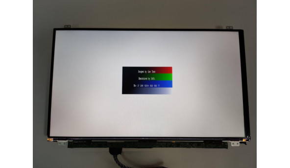 Матриця AU Optronics, B156HTN03.3, 15.6", 40-pin, LCD, FHD 1920x1080, slim, б/в, Спочатку зображення мигало, та сніжило, (30 сек), потім все стало ОК, відсутня плівка знизу (фото) - 299321