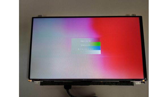 Матриця AU Optronics, B156HTN03.3, 15.6", 40-pin, LCD, FHD 1920x1080, slim,  б/в, Спочатку зображення мигало, та сніжило, (30 сек), потім все стало ОК, відсутня плівка знизу (фото)