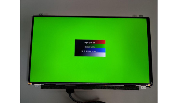 Матриця AU Optronics, B156HTN03.3, 15.6", 40-pin, LCD, FHD 1920x1080, slim, б/в, Спочатку зображення мигало, та сніжило, (30 сек), потім все стало ОК, відсутня плівка знизу (фото) - 299321