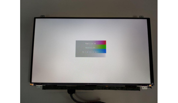 Матриця AU Optronics, B156HTN03.3, 15.6", 40-pin, LCD, FHD 1920x1080, slim, б/в, Спочатку зображення мигало, та сніжило, (30 сек), потім все стало ОК, відсутня плівка знизу (фото) - 299321