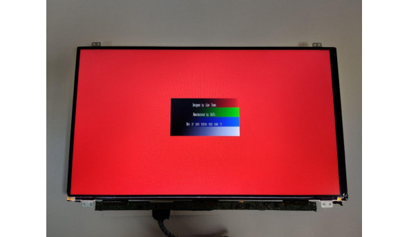 Матриця AU Optronics, B156HTN03.3, 15.6", 40-pin, LCD, FHD 1920x1080, slim, б/в, Спочатку зображення мигало, та сніжило, (30 сек), потім все стало ОК, відсутня плівка знизу (фото) - 299321