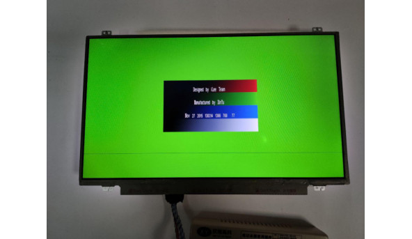 Матриця LG Display, LP140WH2 (TL)(E2) 14.0", LED, Slim, HD 1366x768, б/в, Мінімальні подряпини, та є горизонтальна полоска і засвіти та потертості - 299322