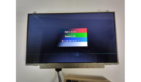 Матриця LG Display, LP140WH2 (TL)(E2) 14.0", LED, Slim, HD 1366x768, б/в, Мінімальні подряпини, та є горизонтальна полоска і засвіти та потертості - 299322