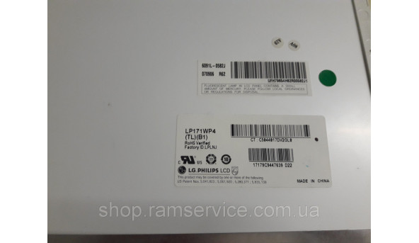 Матриця LG.Philips LP171WP4(TL)(B1) 17.1" CCFL 1440x900, б/в - 299326