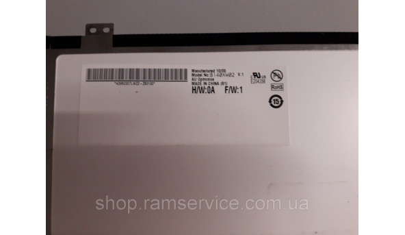 Матрица AU Optronics B140XW02 V.1 14.0 "LED 1366x768, б / у - 299368