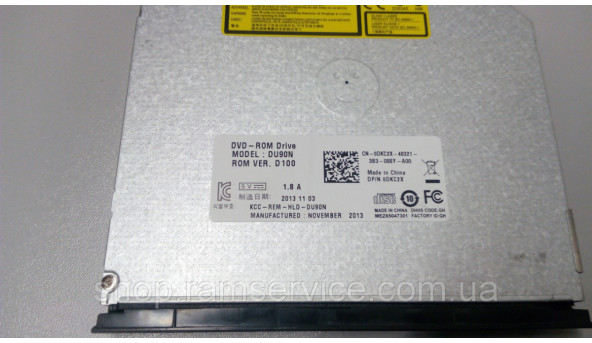 CD/DVD привід для ноутбука Dell Latitude E6540, DU90N, б/в - 299394