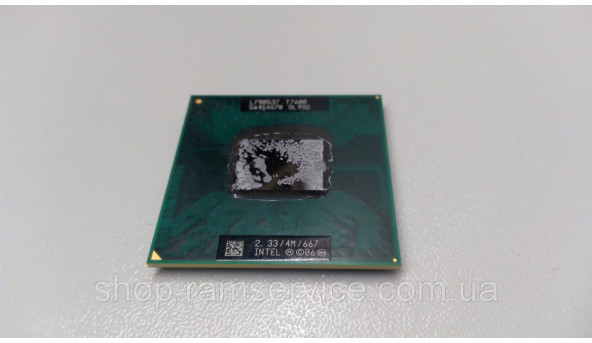 Процессор Intel Core 2 Duo T7600. (LF80537, T7600, 5645A578, SL9SD), б / у