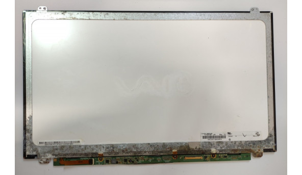 Матриця Innolux, N156HGE-LB1 Rev:C2, 15.6", Full HD 1920x1080, 40 pin, Slim, б/в, має сліди залиття, засвіти та поділене зображення - 299427