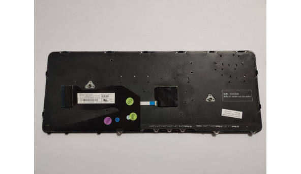 Клавіатура для ноутбука HP EliteBook 850 G1, G2, 15.6", б/в. Клавіатура тестована, робоча. Обірваний шлейф підсвітки (фото) - 299450