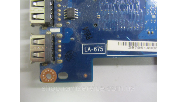 Материнська плата Lenovo G575, LA-6757P, Rev:1.0, б/в - 299480