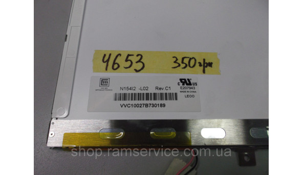 Матриця CHI MEI N154I2 -L02 15.4'' LCD, б/в - 299488