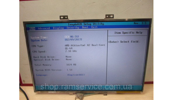 Матрица CHI MEI N154I2 -L02 15.4 '' LCD, б / у