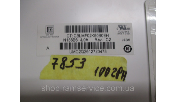 Матрица CMO-Innolux N156B6-L0A Rev. C2. LCD "LED, б / у - 299553
