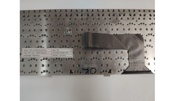 Клавіатура для ноутбука FUJITSU Amilo Pa1510, Pa2510, Pi1505, Pi1510, Б/В, В хорошому стані без пошкоджень. Протестована, робоча клавіатура. - 299554