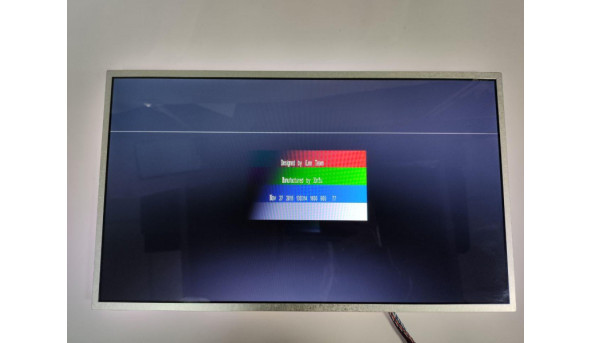 Матриця AU Optronics, B173RW01 V.5, 17.3", HD+ 1600x900, LED, Normal, б/в, присутня вертикальна полоса - 299610