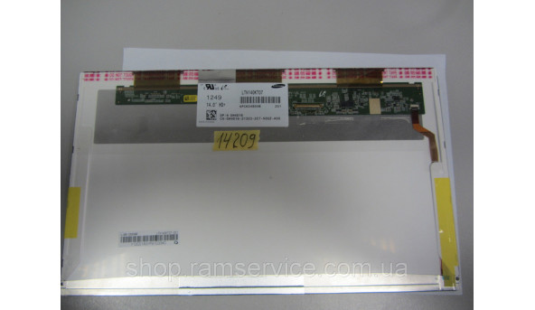 Матриця Samsung LTN140KT07-201,WXGA++ (1600x900) HD+, 14", б/в - 299624
