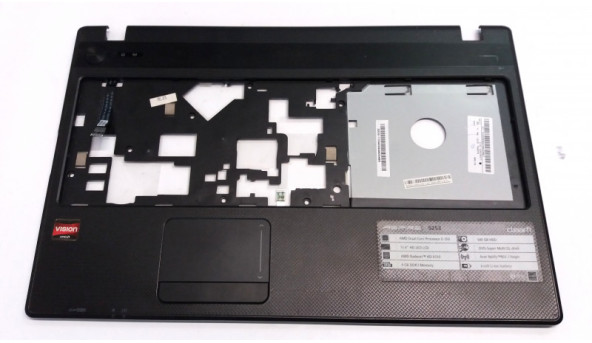 Середня частина корпуса для ноутбука Acer Aspire 5253, AP0IC000100, Б/В, Має пошкоджене одне кріплення.