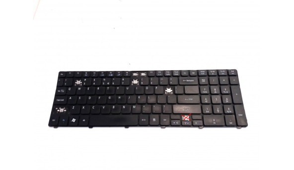 Клавіатура для ноутбука ACER Aspire 5741G, 5810T, 15.6", б/в. Не працює кнопка вверх. Відсутні клавіши (фото).