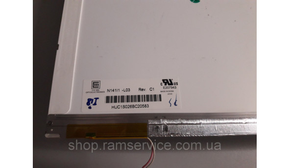 Матриця Chi Mei Optoelectronics N141I1-L03 14.1" 1280x800, б/в - 299658