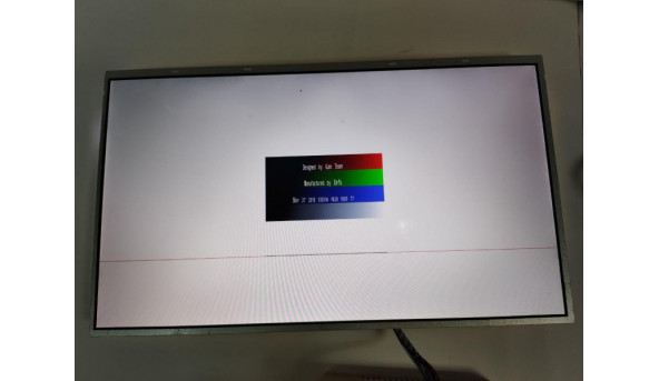 Матриця Chi Mei InnoLux, N184HGE-L21 Rev:C1, 18.4", 40-pin, LED, FHD 1920x1080, Б/В. Мінімальні подряпини, горизонтальна полоса та засвіти - 299703