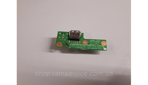 Роз’єм живлення та USB роз'єми для ноутбука Dell Inspiron 1525, 48.4W006.021, б/в - 299707