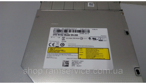 CD / DVD привод для ноутбука Dell Inspiron 5520, SN-208, б / у - 299742