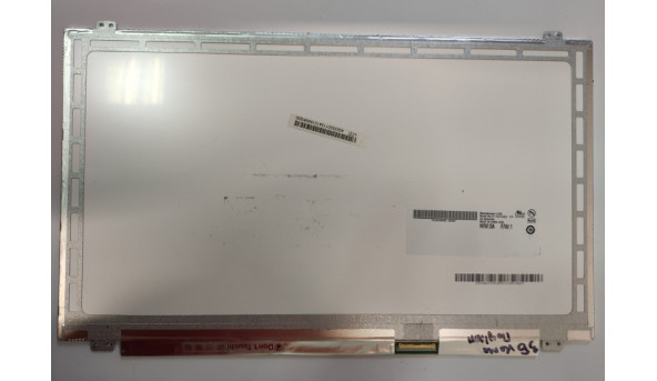 Матриця AU Optronics, B156XW04 V.6, 15.6'', LED, HD 1366x768, 40-pin, Slim, б/в, має полоси, поділене зображення, яке пливе - 299776