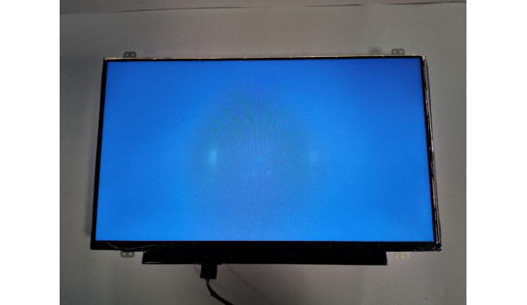 Матриця AU Optronics, B140XTN02.A, 14.0'', LCD, HD 1366x768, 30-pin, Slim, б/в, Є засвіти помітні на всіх кольорах (фото), та відсутня стрічка (фото), та подряпини і потертості від клавіатури - 299781