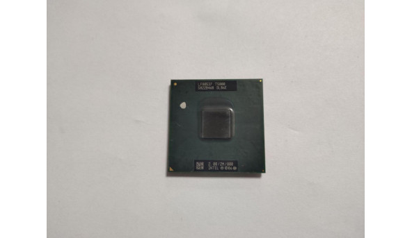 Процесор Intel Core 2 Duo T5800, SLB6E, тактова частота 2.00 ГГц,  частота системної шини,  2 МБ кеш-пам'яті, Socket PPGA478, Б/В.