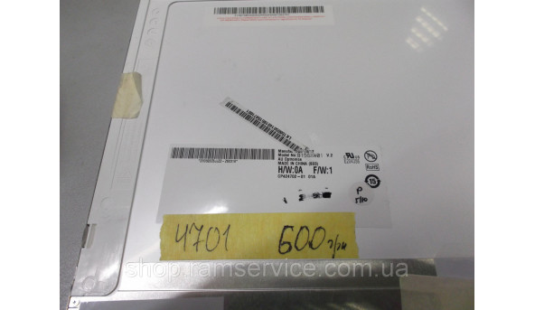 Матрица AU Optronics B156XW01 15.6 '' LCD, б / у - 299819