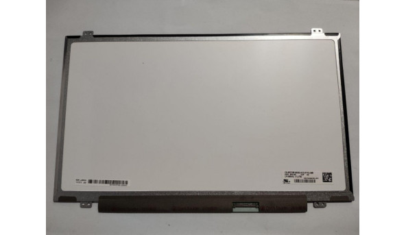 Матриця LG Display, LP140WH2 (TL)(TB), 14.0'', LCD, HD 1366x768, 40-pin, Slim, б/в, Є засвіти та подярина помітні при роботі, інколи появляється по центрі полоска 0.3мм - 299833