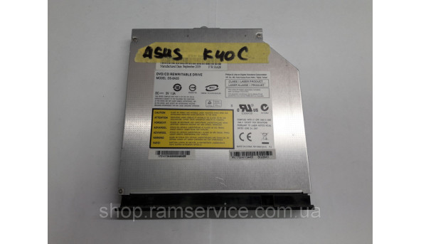 CD/DVD привід DS-8A3S для ноутбука Asus k40c, б/в - 299865
