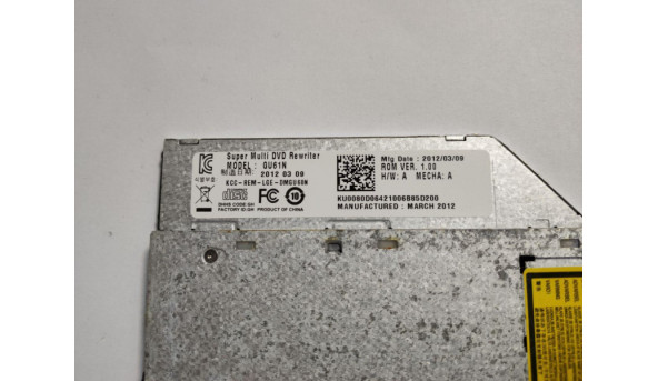 CD/DVD привід для ноутбука, SATA, Acer Aspire V5-571, GU61N, Б/В, Є сліди залиття - 299869