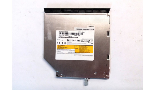 CD/DVD привід  для ноутбука Terra Mobile 1513A, SU-208FB, 4529F111881T, Б/В,  в хорошому стані, без пошкоджень