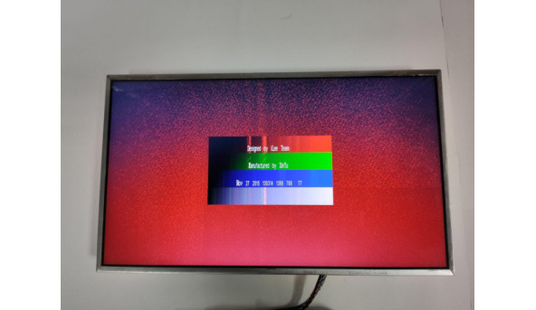 Матриця Samsung, LTN156AT24-C01, WXGA HD 1366x768, LCD 15.6 ", б/в, Мінімальні подряпини, на роботу не впливають. На зображенні сніжить, а при перемиканні кольорів починає сніжити на всіх кольорах - 299929