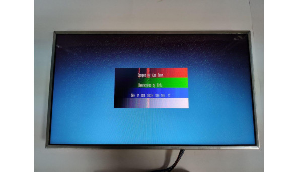 Матриця Samsung, LTN156AT24-C01, WXGA HD 1366x768, LCD 15.6 ", б/в, Мінімальні подряпини, на роботу не впливають. На зображенні сніжить, а при перемиканні кольорів починає сніжити на всіх кольорах - 299929